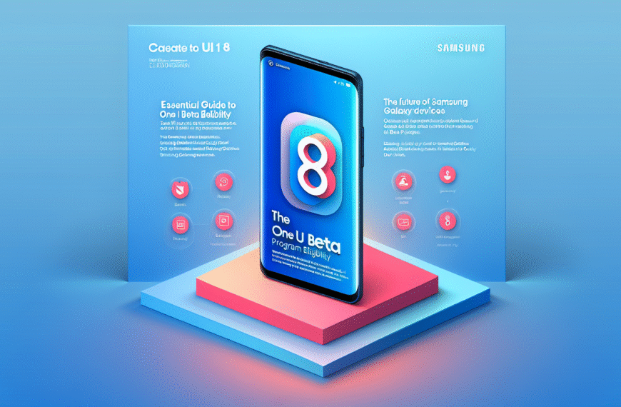 Samsung Galaxy Devices: Essential Guide to One UI 8 Beta&hellip;
